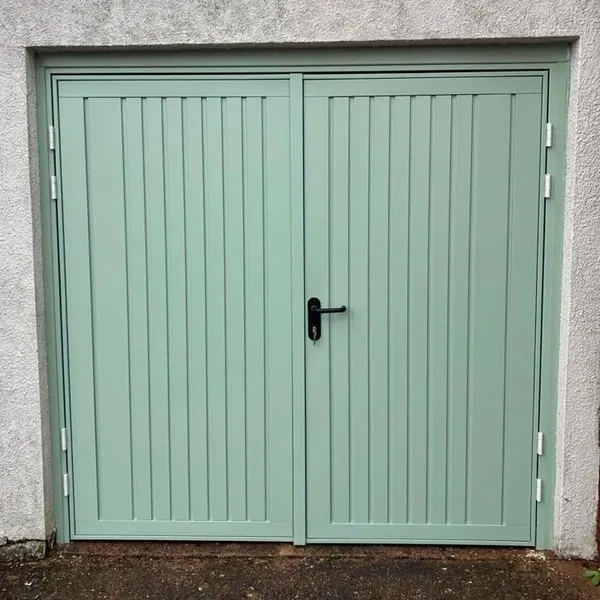 side hinged garage doors